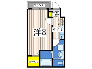 ハレクラニ杉田の物件間取画像